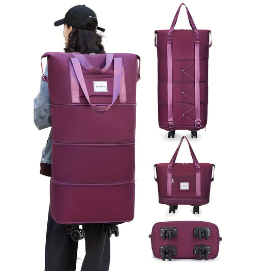 3-in-1 Expandable Travel Bag With Wheels