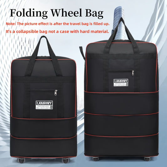 Expandable Large Capacity Rolling Travel Bag