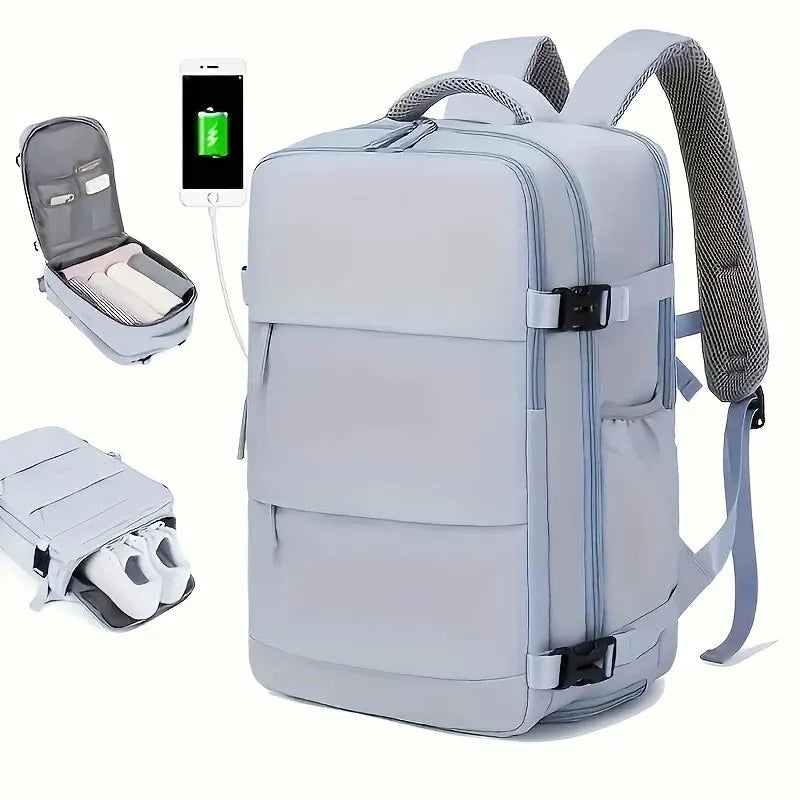 Travel Backpack - Large Capacity - Waterproof - Anti-Theft