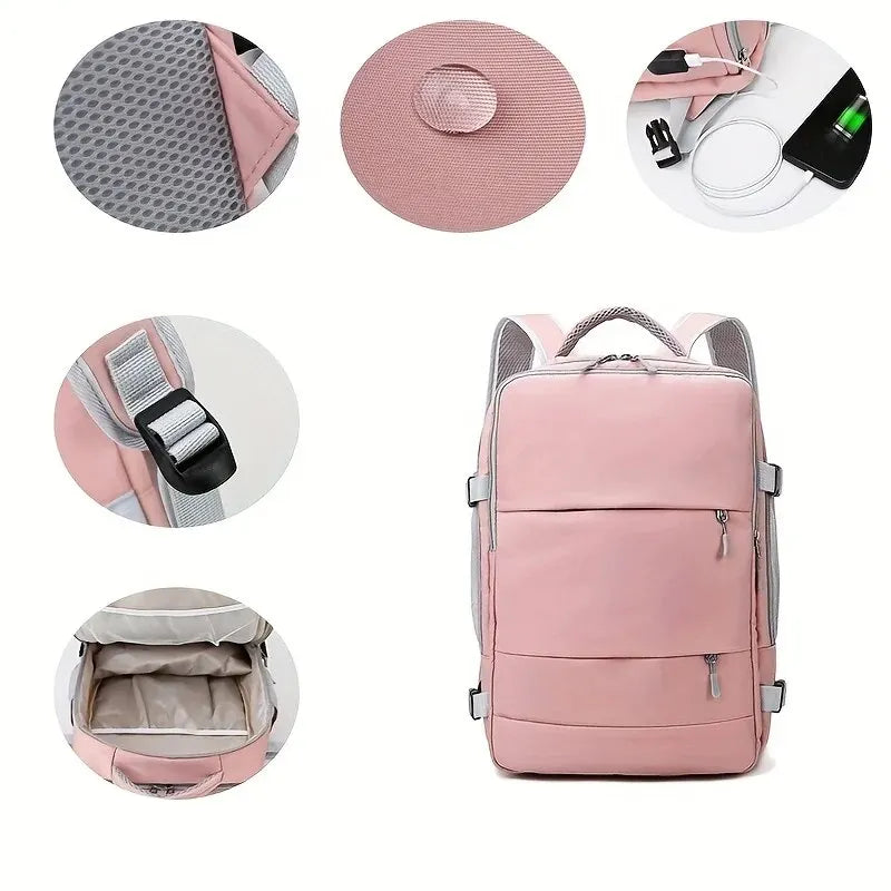 Travel Backpack - Large Capacity - Waterproof - Anti-Theft